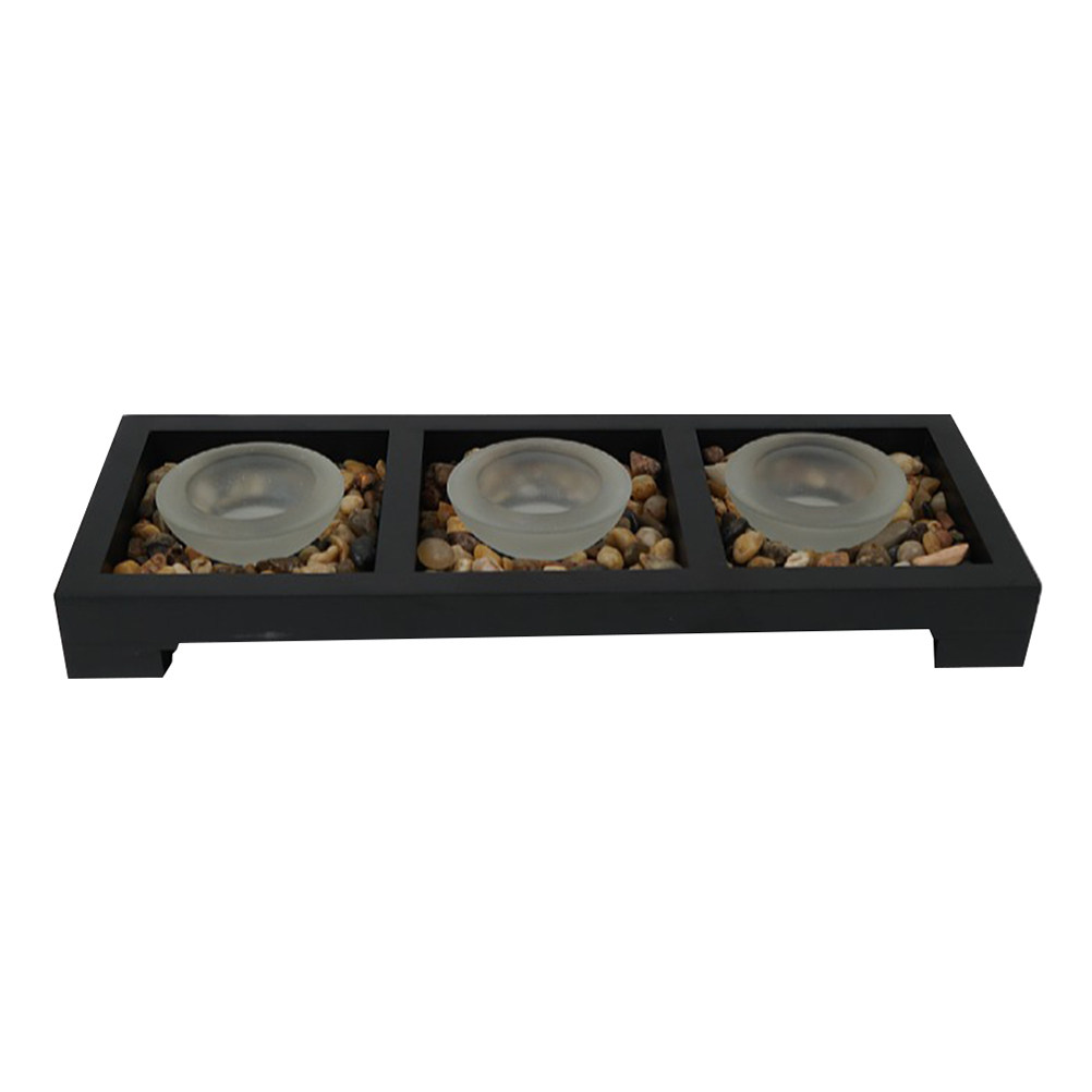Coffee Tea Set - 1 Zestaw Szklanych Podstawek na Świece