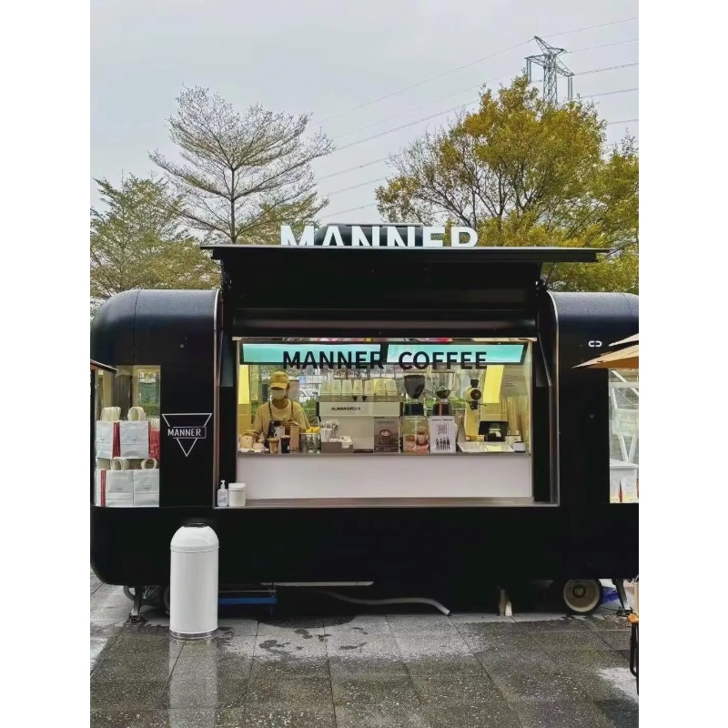 Coffee Tea Boba - Mobilny Food Truck Trailer z Pełną