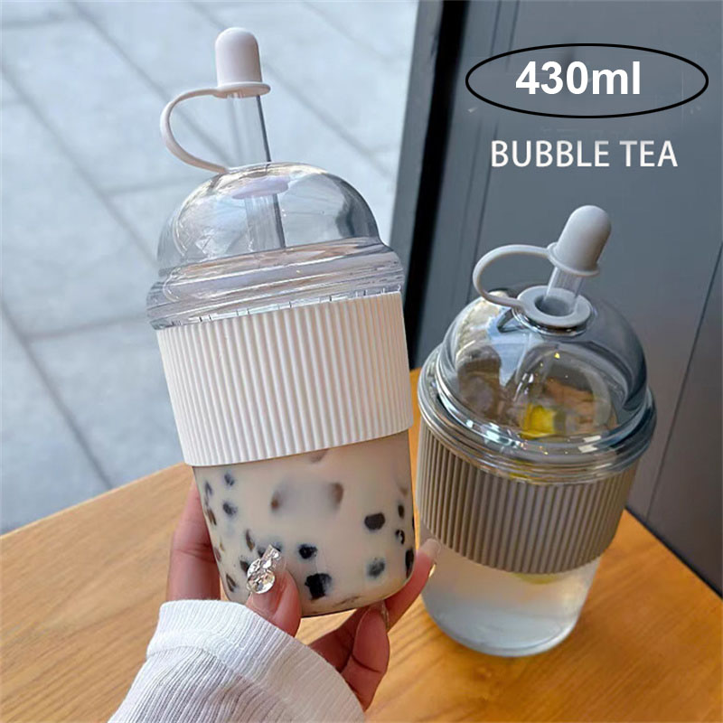 Coffee Tea Boba - Kubek ze słomką 430 ml z