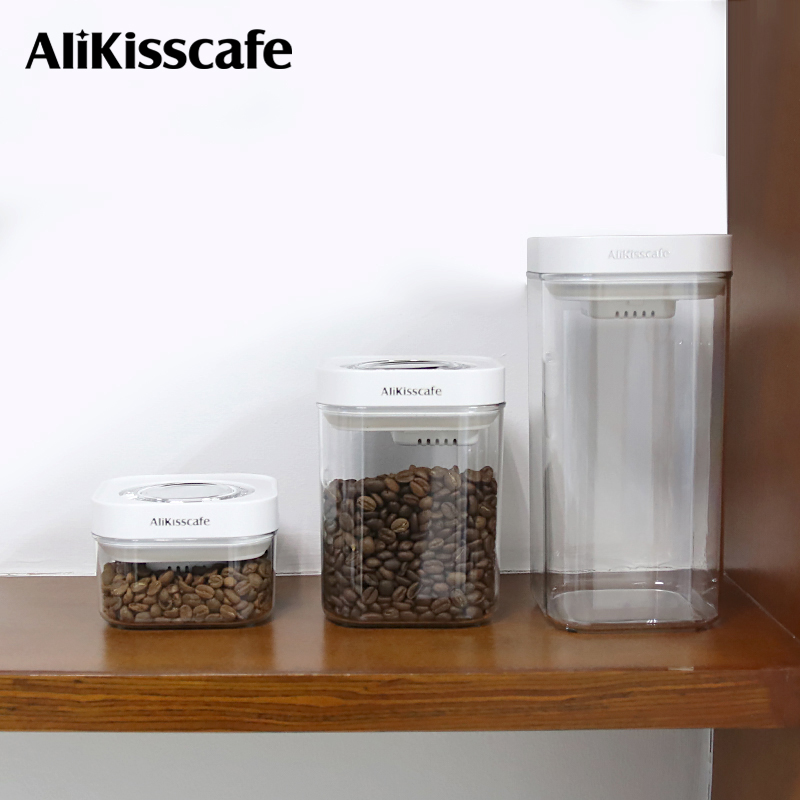 Coffee Tea Machine - AliKisscafe Pojemnik do przechowywania ziaren kawy