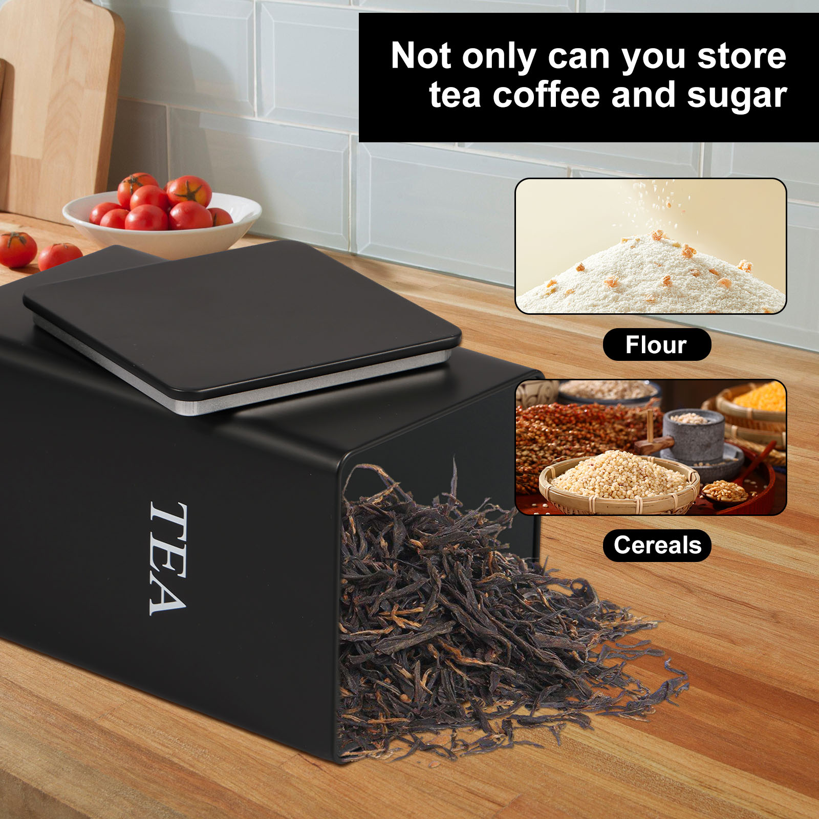 3 szt. Kanistry do przechowywa – Canister Coffee Sugar Tea recenzja i cena