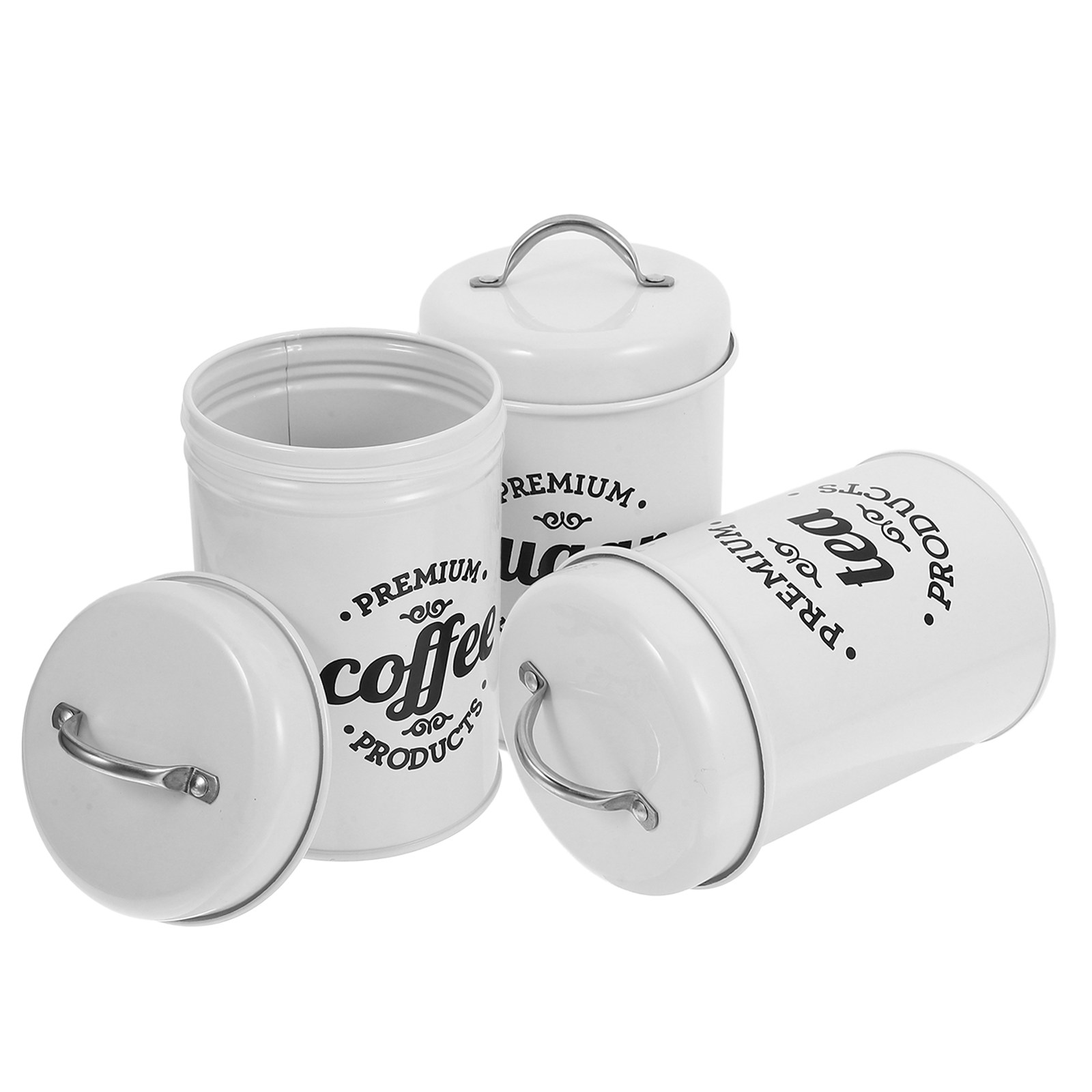 Zestaw szczelnych metalowych p – Canister Coffee Sugar Tea recenzja i cena
