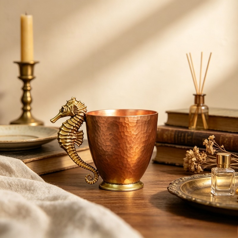 Oryginalny miedziany kubek do  – Coffee To Tea Meaning recenzja i cena