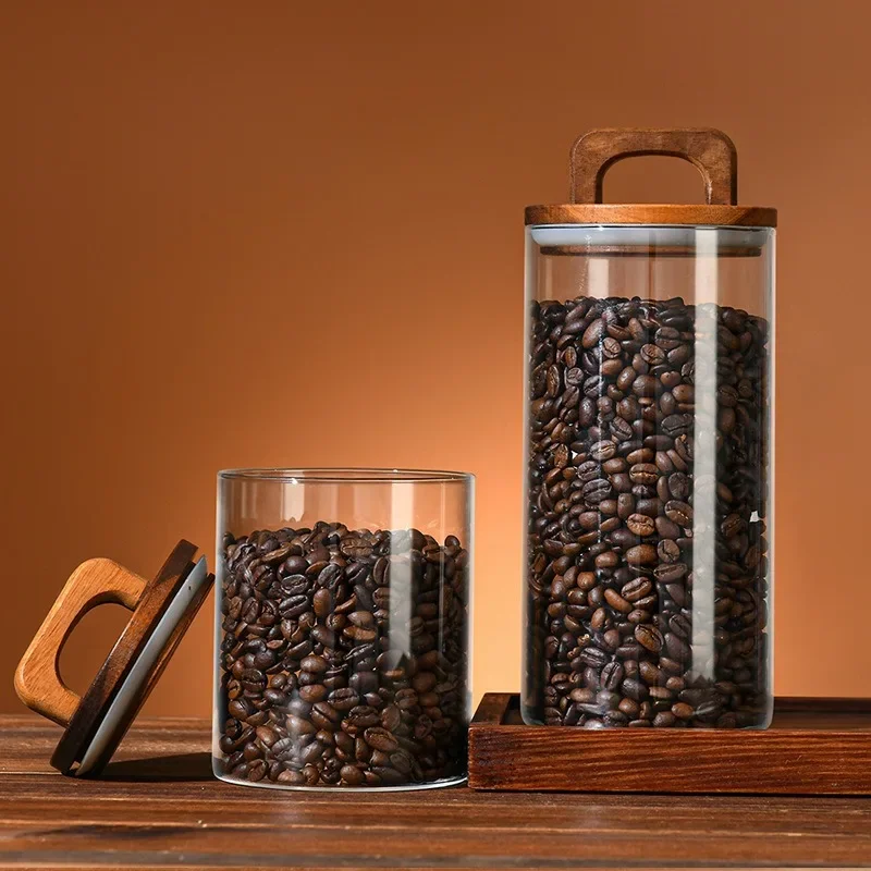 Przezroczysty szklany słoik z  – Canister Coffee Sugar Tea recenzja i cena