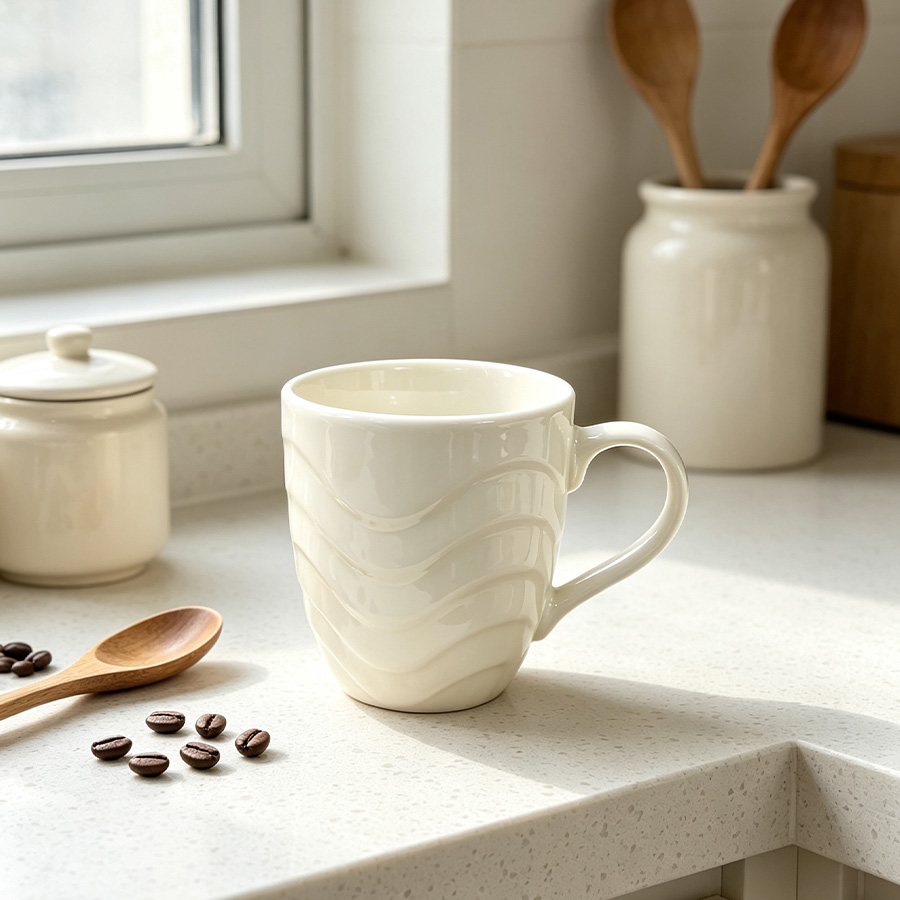 Ceramiczny kubek, filiżanka do – Good Coffee Tea recenzja i cena