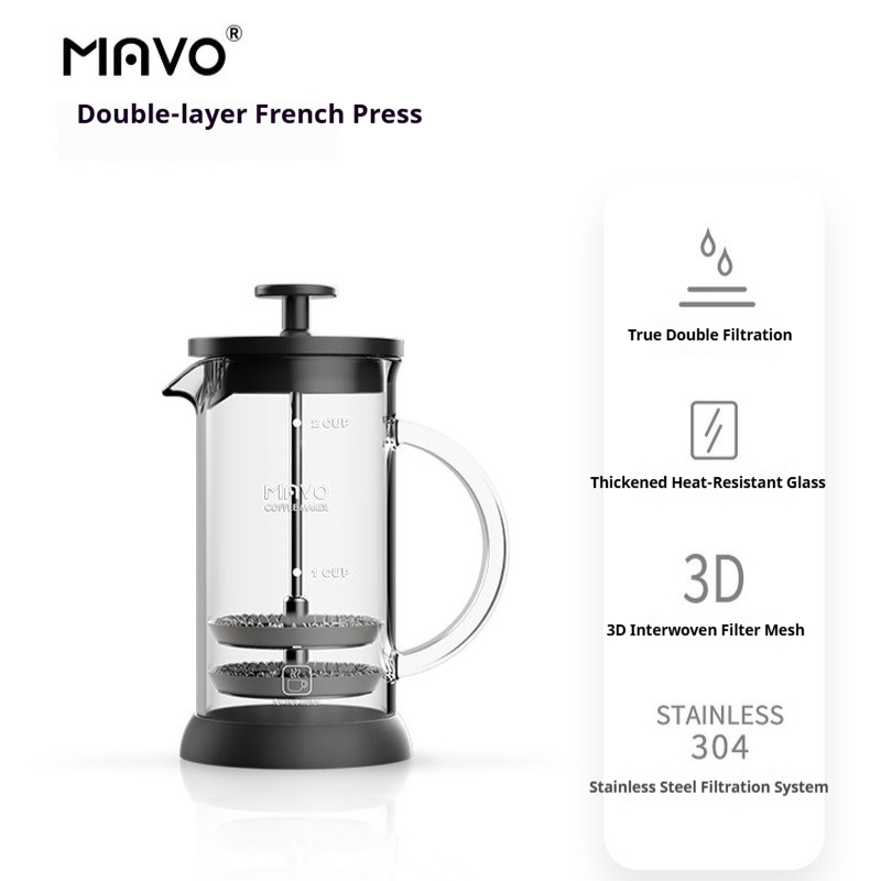 MAVO French Press do kawy z po – Coffee Tea Pot recenzja i cena