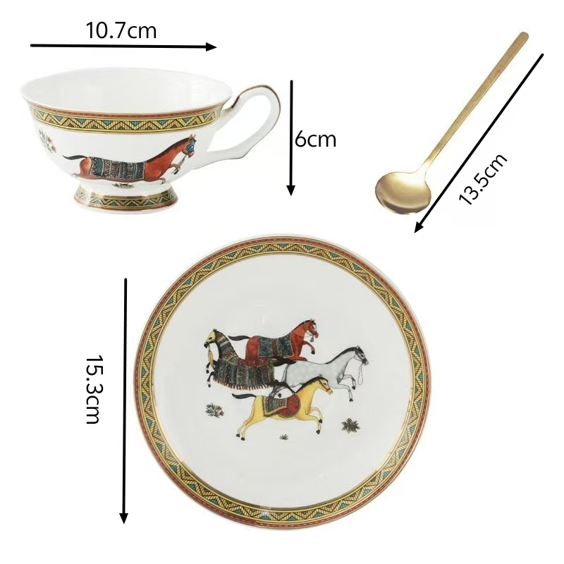 Porcelanowy zestaw filiżanki i – Coffee Tea Set recenzja i cena