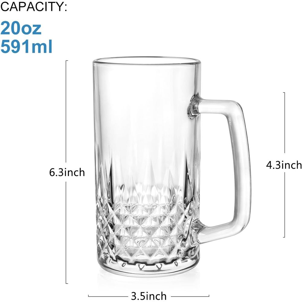 Zestaw 4 szklanych kufli o poj – Coffee Tea Set recenzja i cena
