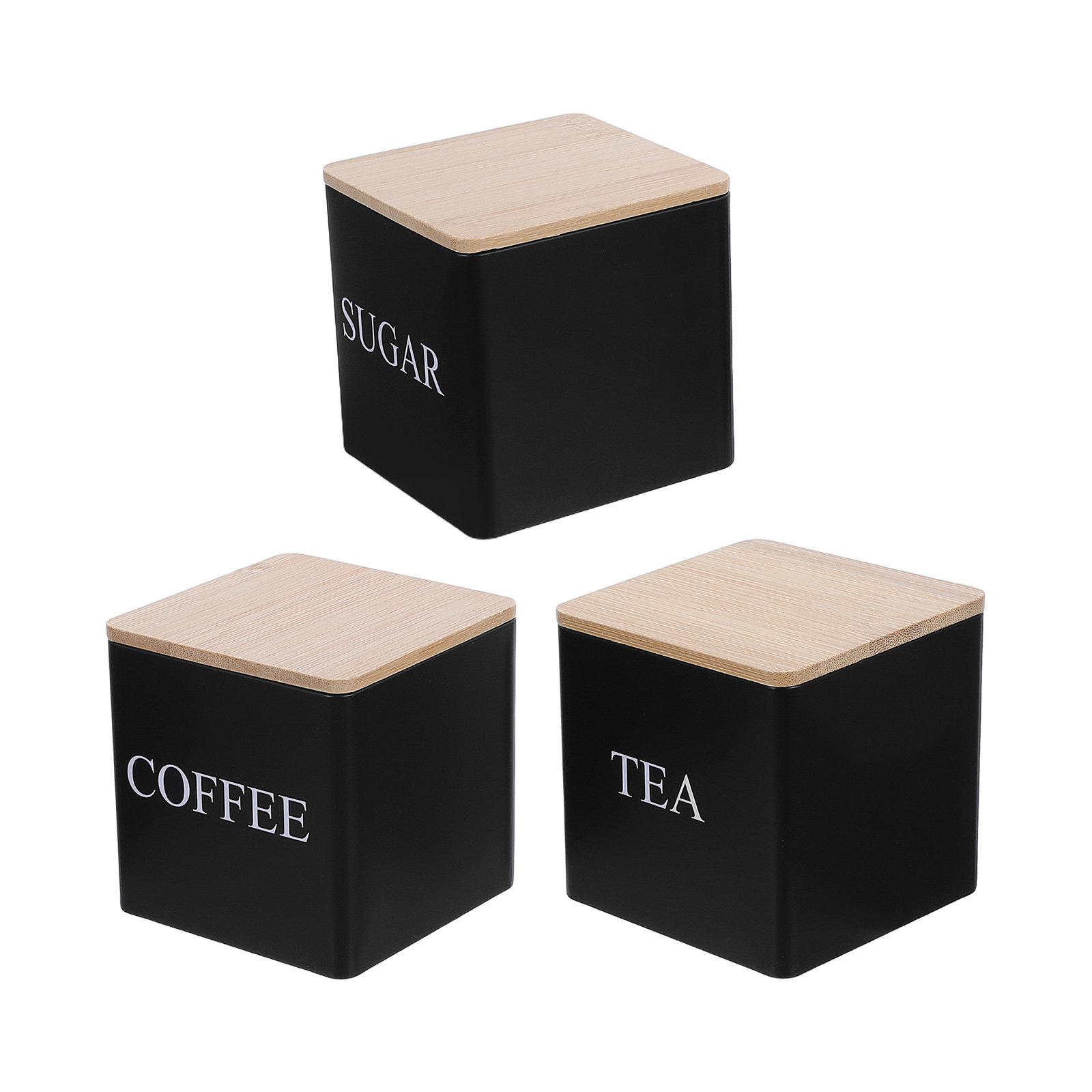 3-częściowy metalowy zestaw po – Canister Coffee Sugar Tea recenzja i cena